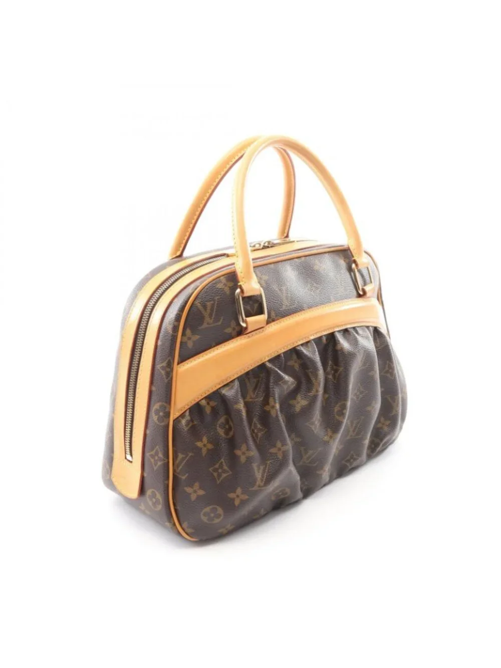 Louis Vuitton Handbag Mitzi Canvas Leather